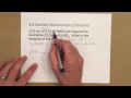 Titration and Molarity Concepts