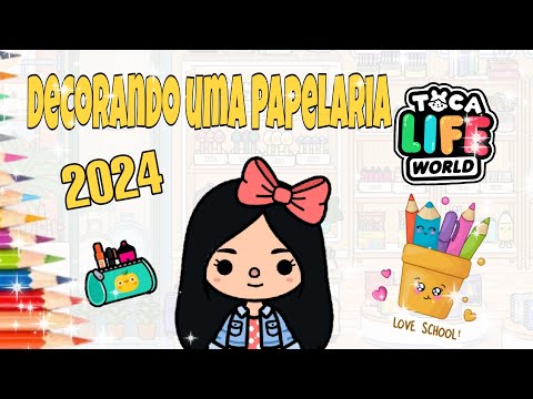 TOUR | DECORANDO MINHA NOVA PAPELARIA!! 📚💗| Toca Life World | Bel Pimenta
