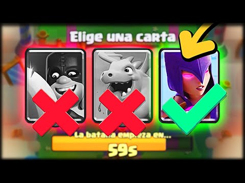 ELIJO SOLO LA CARTA DE LA DERECHA EN EL DESAFÍO DE TRIPLE ELECCIÓN - Clash Royale - WithZack