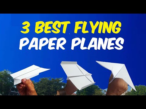 how to make 3 easy paper airplanes - different ways to make a paper airplane