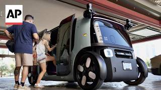 YouTube video thumbnail: Some Robotaxis Approved to Operate Without Steering Wheels, Brake Pedals Could be Next