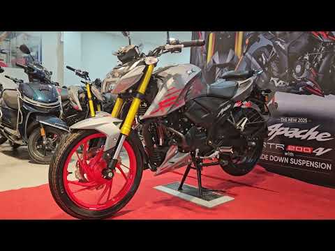 2025 TVS Apache RTR 200 4V Launched | Walkaround