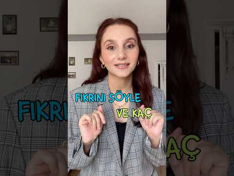 Popüler ama kimsenin umrunda olmayan fikrini söyle ve kaç