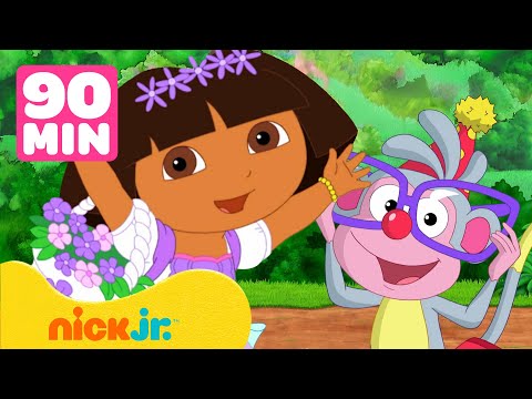 Dora | Los Mejores Vestuarios y Accesorios de Dora la Exploradora 💎 90 Minutos | Nick Jr. en Español