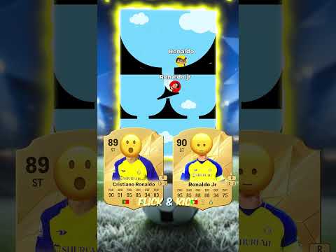 FIFA25 89RONALDO ๐ 90RONALDO JR ๐๐ป๐ณ๐คฉ #football #shorts