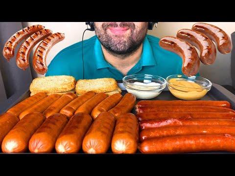 ASMR SAUSAGE PARTY | GRILLED SAUSAGES PARTY MUKBANG (KIELBASA EATING SOUNDS) EATING SHOW