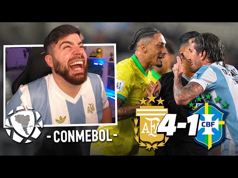 LA COBRA REACCIONA AL BAILE DE ARGENTINA 4 - 1 BRASIL