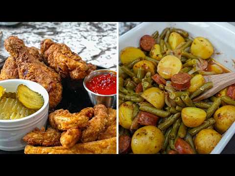 Soul Food Sunday: Fried Chicken and Southern Style Green Bean Casserole