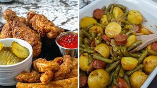 Soul Food Sunday: Fried Chicken and Southern Style Green Bean Casserole