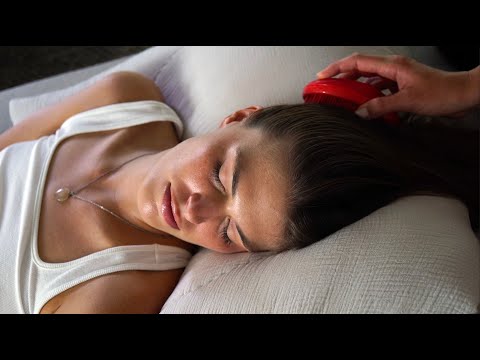 3 HOURS of ASMR for Deep Sleep NO MID ADS (Hair Play and Tracing Compilation)