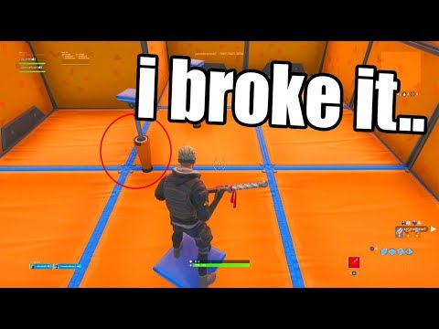 I BROKE my FRIENDS Deathrun in Fortnite Creative! (GONE WRONG)