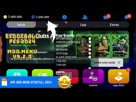 eFootball !! Como ter dinheiro infinito Mod apk? - PES 2024