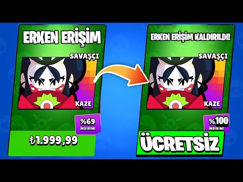 ARTIK YENİ KARAKTERLER ÜCRETSİZ! BRAWL PASS BUFF! - Brawl Stars