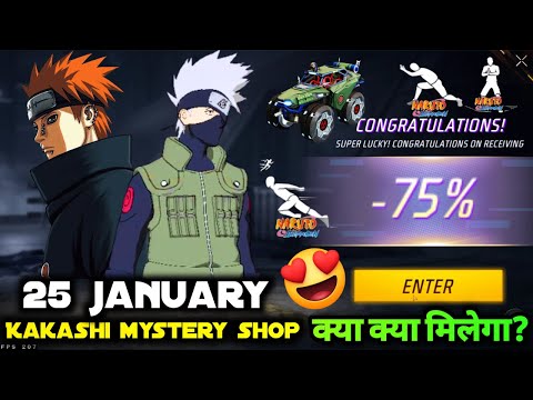 KAKASHI BUNDLE MYSTERY SHOP FULL REVIEW| NARUTO MYSTERY SHOP 2| KAKASHI KITNE DIAMOND MEIN NIKALEGA