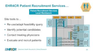 EHR4CR - Webinar “Overview of EHR4CR” September 2014