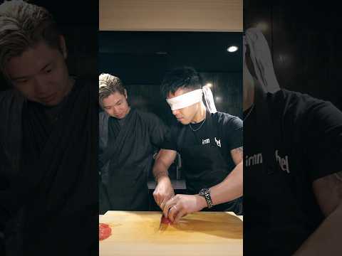 研師Ryota sharpened the knife because Wallace couldn't cut the tomato. @w2sixpackchef