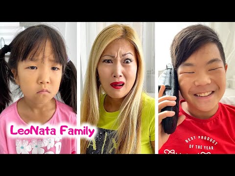 They outsmarted dad 🥴🤣 LeoNata family TikTok