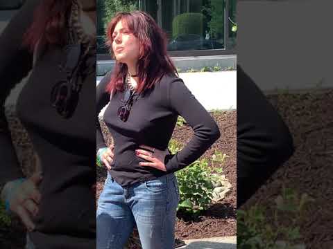 COLLEGE KAREN CAUGHT BRALESS