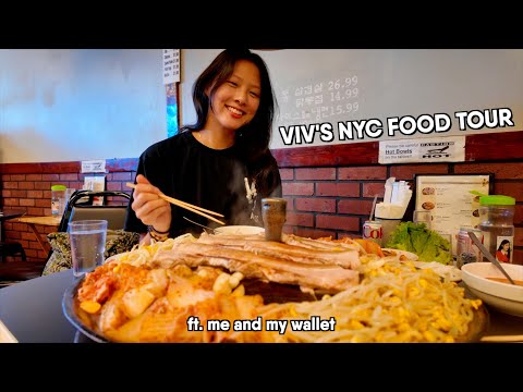 What I EAT: Viv's FAVORITE Spots in NYC - Korean BBQ, Sushi, and Steak & Frites