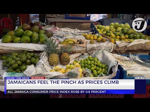 YouTube video thumbnail: Jamaicans Feel the Pinch as Prices Climb