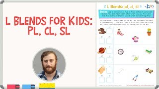 Spelling: L Blends For Kids: Pl, Cl, Sl