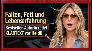„Falten, Fett und Lebenserfahrung“ 58 jährige Bestseller Autorin redet vor Heidi Klum Klartext