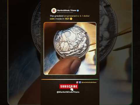 THE MOST ENGINEERED US DOLLAR COIN EVER MADE (1921)๐ช #coin #dollar #shorts #2025
