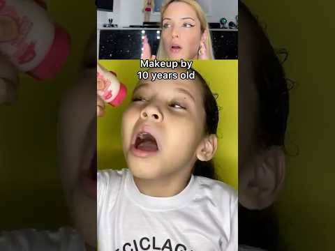 Make-up tutorial by 10 years old 🫶yes or not? #makeup #tutorial #makeuptutorial #girls #cute