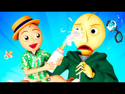 💖РЕБЕНОК БАЛДИ - ФИЛЬМ 🎬 (Балдик Все Серии Подряд Baldi's Basics Classic Remastered 3D Анимация)
