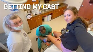 Getting my cast & hanging at the crib | WK 11