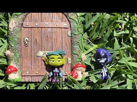 BBRAE Beast Boy and Raven Find A Magical Fairy Door Teen Titans GO!