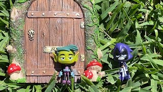 BBRAE Beast Boy and Raven Find A Magical Fairy Door Teen Titans GO!
