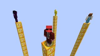 4 guys 4 lucky block pillars