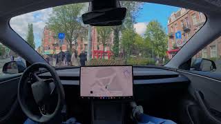 When you're visiting a new city, Tesla Self-Driving helps you feel like a local