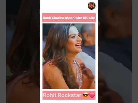 Rohit Sharma & Ritika’s Epic Dance | Wedding Vibes 🔥💃🕺 #Hitman #shorts #trendingshorts #ganpatidance