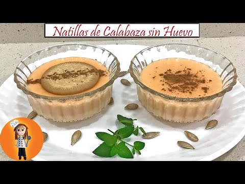 Natillas de Calabaza sin Huevo | Receta de Cocina en Familia