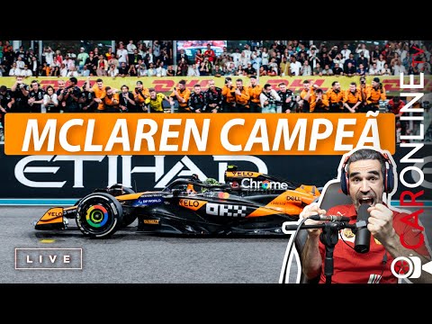 ACABOU a ÉPOCA 2024 com MCLAREN CAMPEÃ de CONSTRUTORES! [Live F1 Podcast[