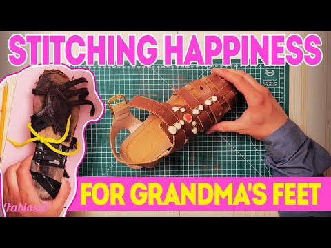 Good Deed ❤️ Master Creates New Sandals 👡 for Grandma