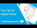 Creative Writing and Shape Poetry