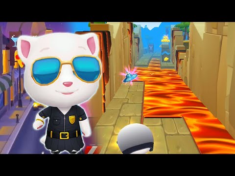 Talking Tom Gold Run - Angela - Full Screen Gameplay, Android - Lilu