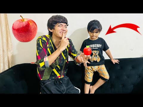 Pumpii ky sath Apple 🍎 Prank kardiya 😰❤️ || Abdul_mj ko bohut mar pari 😭😭 ||