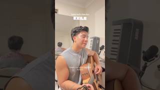 Acoustic cover of “Exile” by #taylorswift & #boniver #musicshorts #coversong #swifties #singer #sing