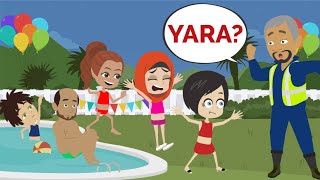 Sara’s Pool Party ESKALIERT KOMPLETT!