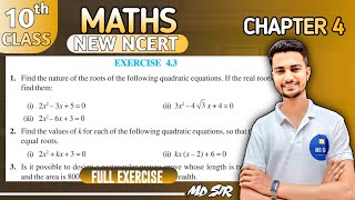 Class 10 Maths | Exercise 4.1 Q1 to Q5 | Quadratic Equations || CBSE || Md Sir