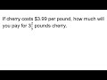 Calculating Costs with Fractions