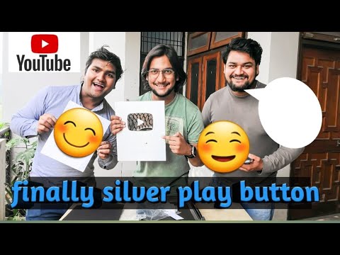 finally silver play button aa gaya ❤️   #silverplaybutton #viral #youtubeshorts