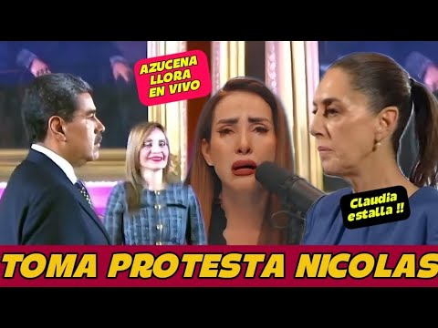 CLAUDIA DOBLA A NICOLAS MADURO! AZUCENA URESTI LLORA EN VIVO !!