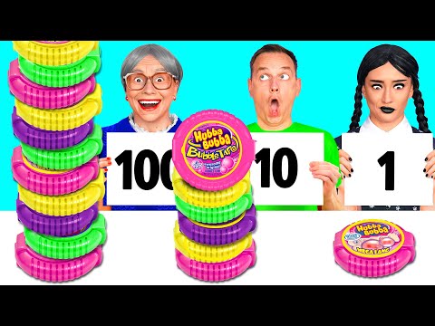 100 Layers of Food Challenge | Tasty Kitchen Recipes by BaRaDa Challenge