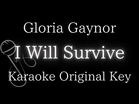 【Karaoke Instrumental】I Will Survive / Gloria Gaynor【Original Key】