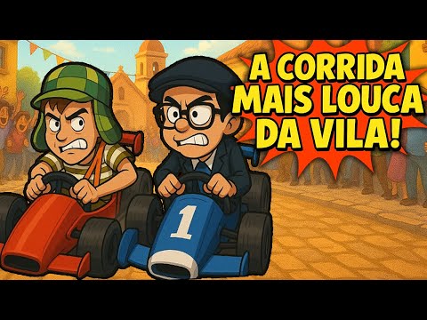 A VILA RECEBE UMA GRANDE CORRIDA | CHAVES | VÍDEO ANIMADO DA TURMA DO CHAVES